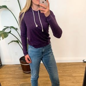 Purple TNA Light Hoodie Size X-Small
